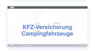 KFZ-Versicherung Campingfahrzeuge